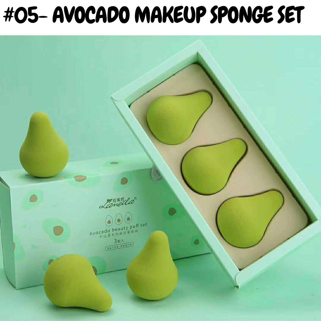 Makeup Sponge Set- Fruit sponge set – The Cute Makeup